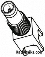 Coax 1.0/2.3ms PCB mount Jack 75ohm