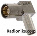 SMB r/a cable plug crimp 50ohm