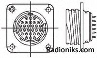 Housing Recept 28 way Pin size 17 CPC